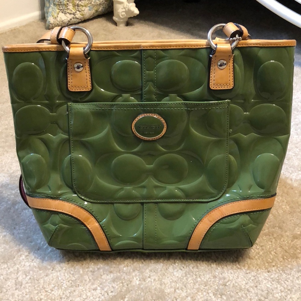 Green Coach Purse
